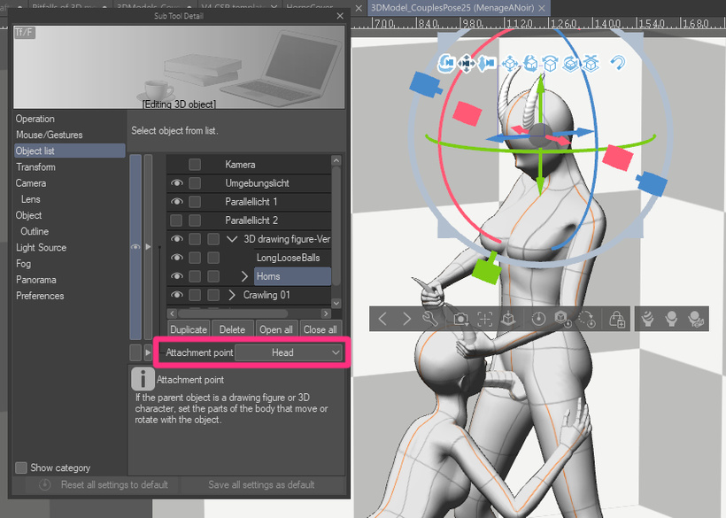 3D Asset – Horny Horns