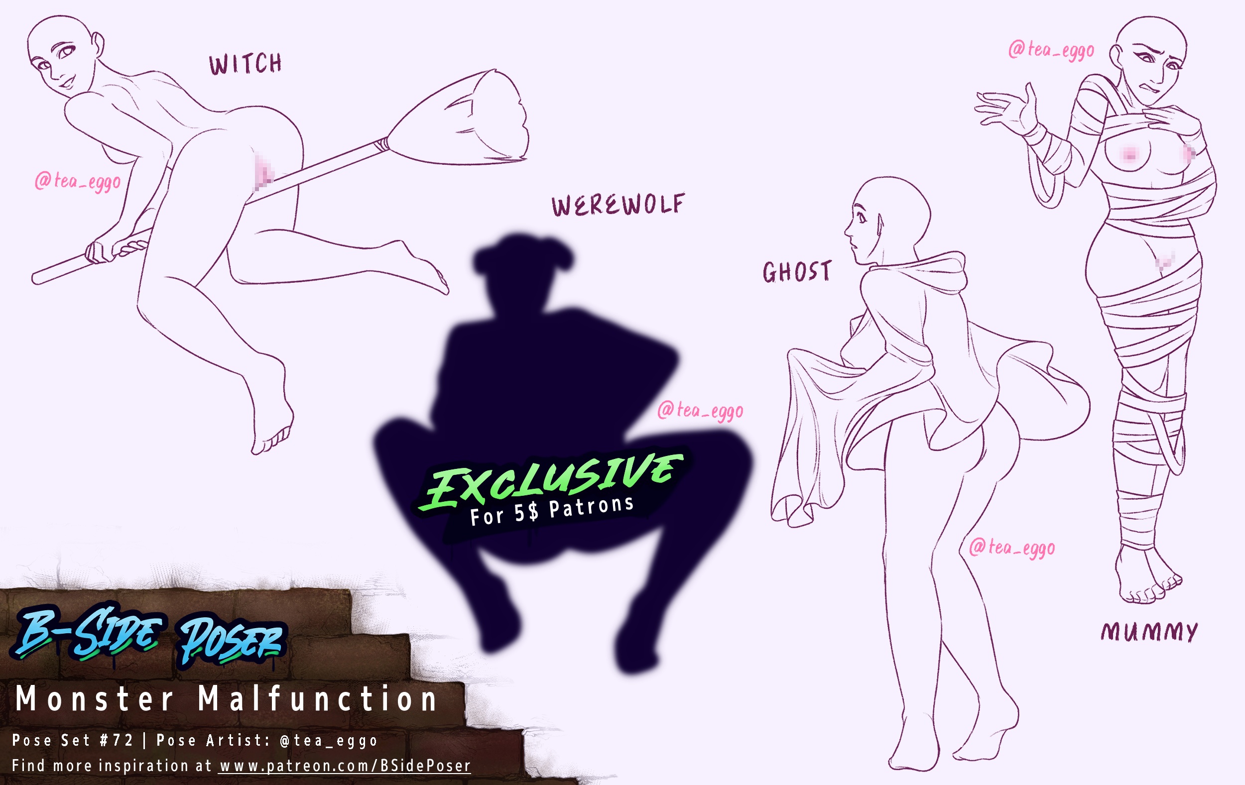 Pose Set 72 – Monster Malfunction