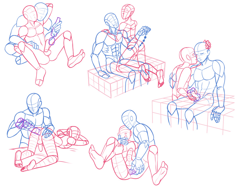 Pose Set 134 – Toying & Teasing